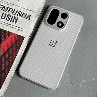 Exclusive Deal on Compatible with Oneplus 15 back Case cover,Ultra light, Frosted transparent back panel, Vertical wave pattern style, Anti fingerprint, Anti drop, Thin, Original color，Transparent Black - Amazon KSA Deals