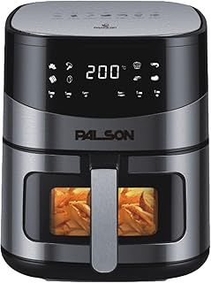 Exclusive Deal on Palson Air Fryer Digital Control 6L, Digital control with precise temperature settings, Glass window for easy viewing, Black - 40017 - Amazon KSA Deals