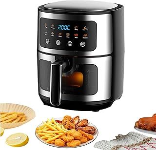 Exclusive Deal on 10L Air Fryer -1400W Power, Visual Spacious Basket, Smart Touch Control, 10 Preset Functions, Crispy and Healthy Cooking For Frying, Grilling, Broiling, Roasting and Baking - Amazon KSA Deals