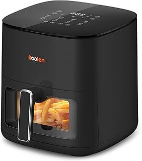 Exclusive Deal on Koolen Digital Air Fryer with Transparent Window, 1800W, 7L Capacity, Black - Amazon KSA Deals