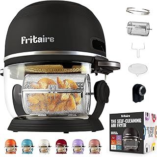 Exclusive Deal on Non-Toxic Air Fryer 5 Quart with 360 Visibility, Self-Cleaning, BPA-Free, 400F Vortex for Even Cooking, 6-in-1 Functions, Rotisserie, Roast, Bake, Dehydrate, Vortex Air Fryer, Teflon Free - Amazon KSA Deals