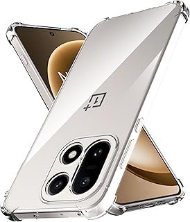 Exclusive Deal on Phone Case Compatible with OnePlus 15 5G, [4 L-Corner Airbags] Shockproof Protection, Anti-Yellowing Ultra-Slim TPU Cover, Precise Cutouts &amp; Scratch-Resistant - Clear - Amazon KSA Deals
