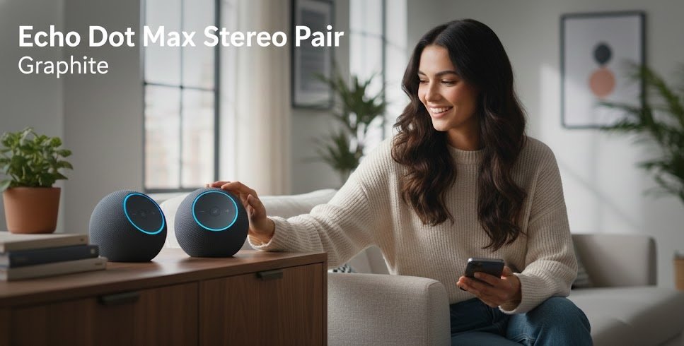 🔊 Echo Dot Max (Newest Model) Stereo Pair Review: Powerful Smart Sound That Transforms Your Home