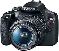 Canon EOS Rebel T7 DSLR Camera EF-S 18-55mm f/3.5-5.6 is II Lens Kit, 24.1 Megapixel CMOS (APS-C) Sensor, Full HD Videos, Built-in Wi-Fi, Beginner Photographers, Digital Camera, Black | 24.1 Megapixel CMOS (APS-C) Sensor, Full HD Videos, Built-in Wi-Fi, B