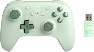 8Bitdo Ultimate 2C Wireless Controller for Windows PC and Android, with 1000 Hz Polling Rate, Hall Effect Joysticks and Triggers, and Remappable L4/R4 Bumpers (Green)